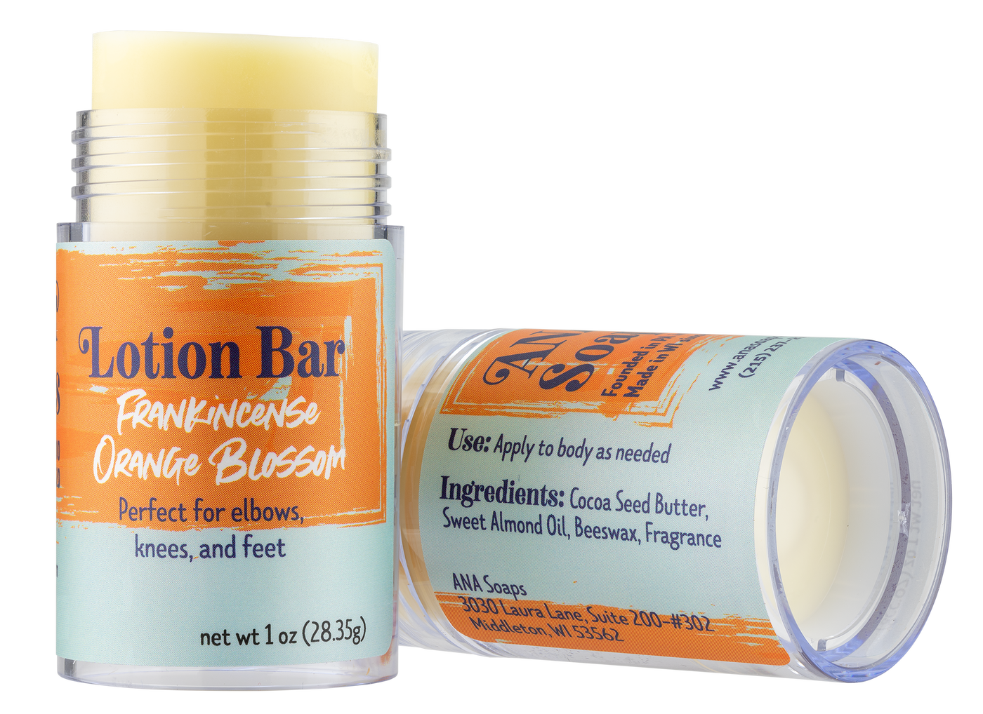 Frankincense Orange Blossom Lotion Bar